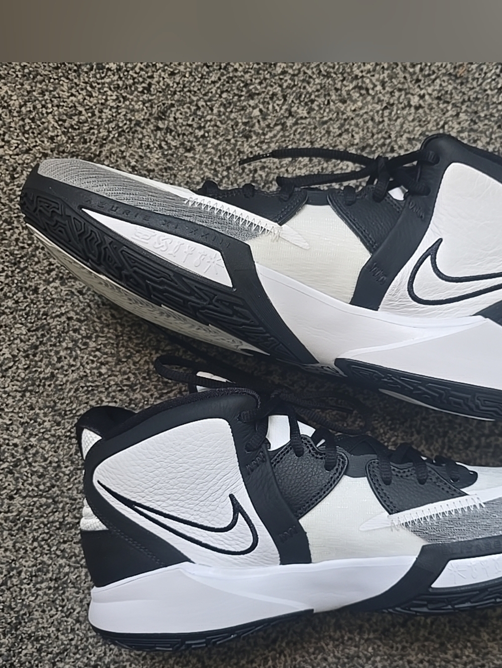 New without Box - Nike KYRIE INFINITY TB 'WHITE BLACK'- Size 12 - Picture 8 of 10